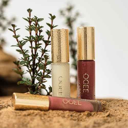 Ogee Beyond Clean Lip Gloss - Certified Organic Lip Gloss for Women - Effortlessly Plump, Hydrate & Add High-Shine Color, Cosmo - Sheer Delicate Pink