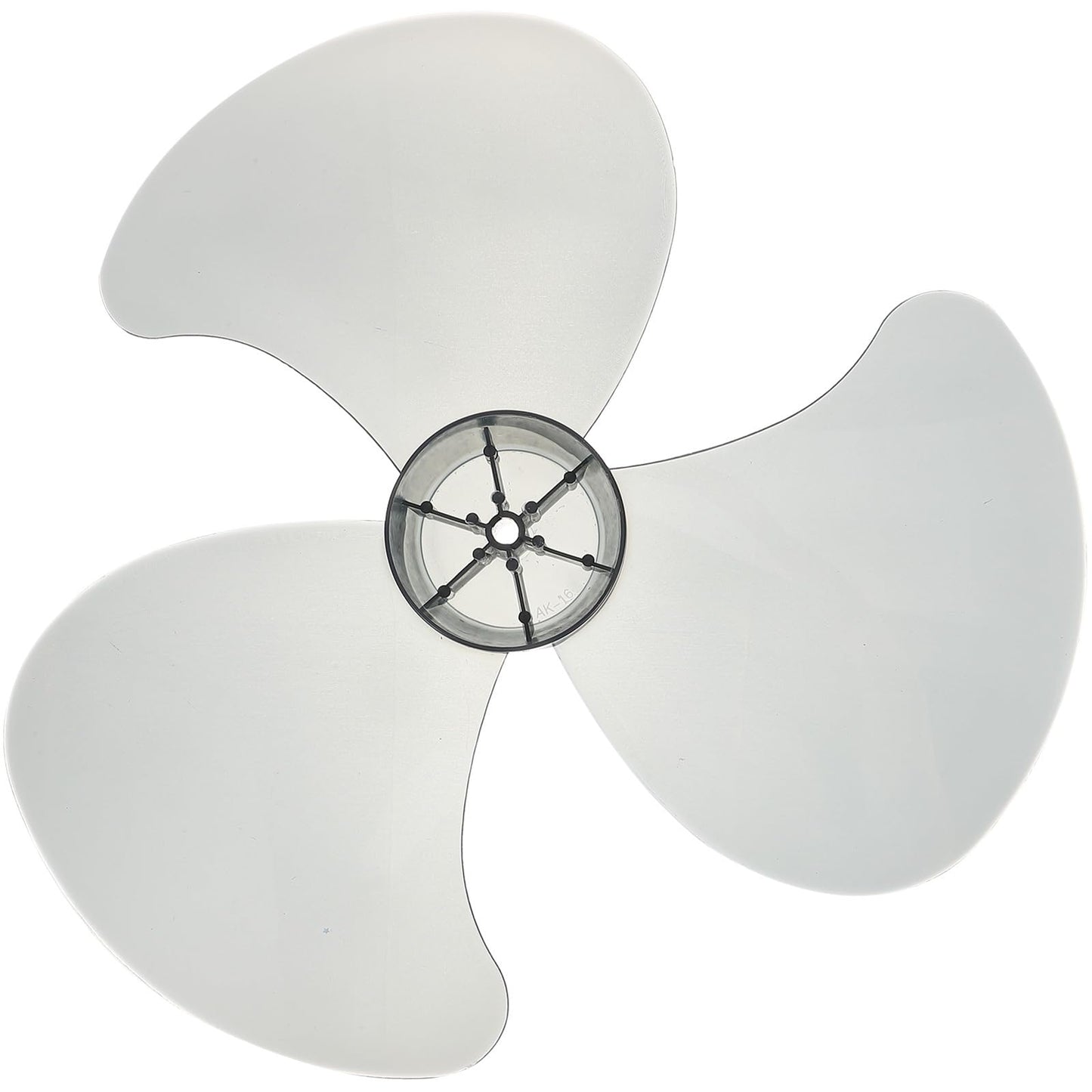 TOVINANNA Fan Blades Replacement, Plastic 3 Leaves Fan Blade with Nut Household General Fans Accessories Fan Blades Part for 16 Inches Table Fanner Standing Pedestal Fan