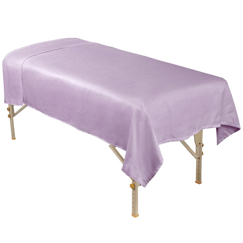 ForPro Premium Microfiber 3-Piece Massage Sheet Set, English Rose, Ultra-Light, Stain and Wrinkle-Resistant, Includes Flat and Fitted Sheet and Face Rest Cover