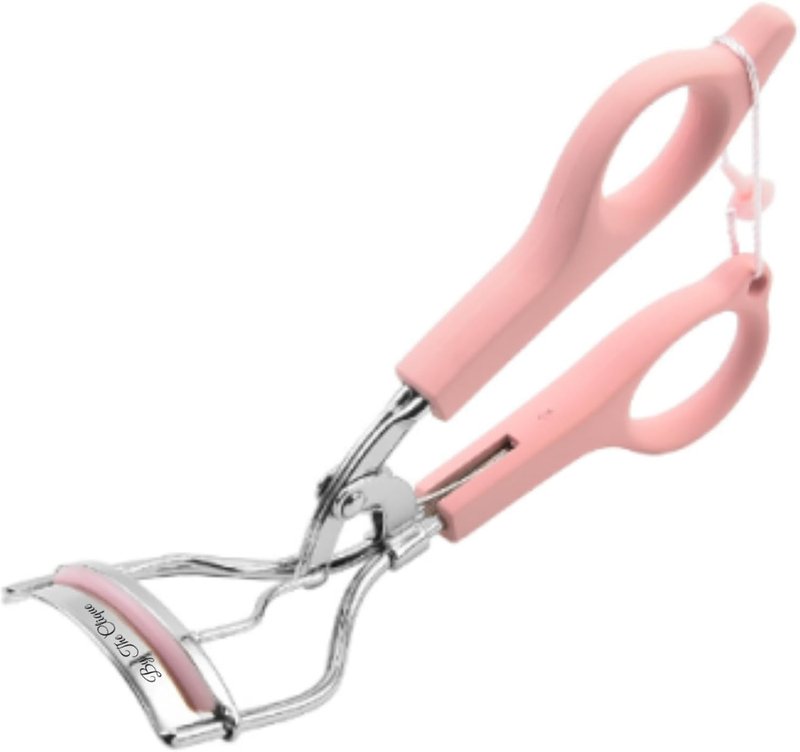 Clique | Effortless Professional Lash Curler - Soft Silicone Pads for Natural & False Lashes | Pink Comfort Grip