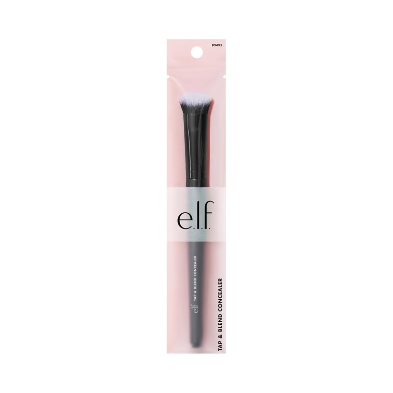 e.l.f. Tap & Blend Concealer Brush - Precision Tip for Blemish Coverage | Vegan & Cruelty-Free