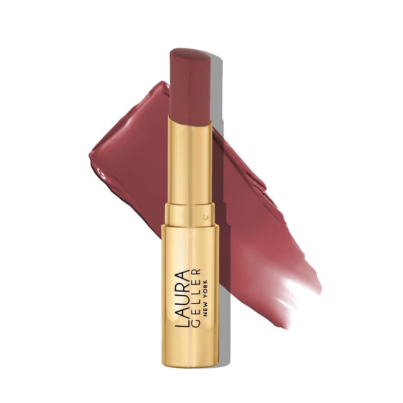 Laura Geller Jelly Balm Tinted Lip Color - Hydrating Plum Happy Shade | Moisturizing Vitamin E Formula