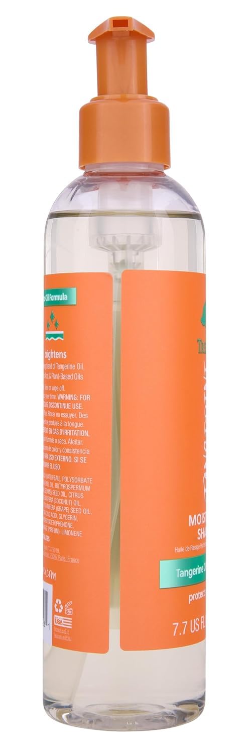 Tree Hut Tangerine Shave Oil - Gel-to-Oil Formula for Ultra Hydration | 7.7 fl oz, All Skin Types
