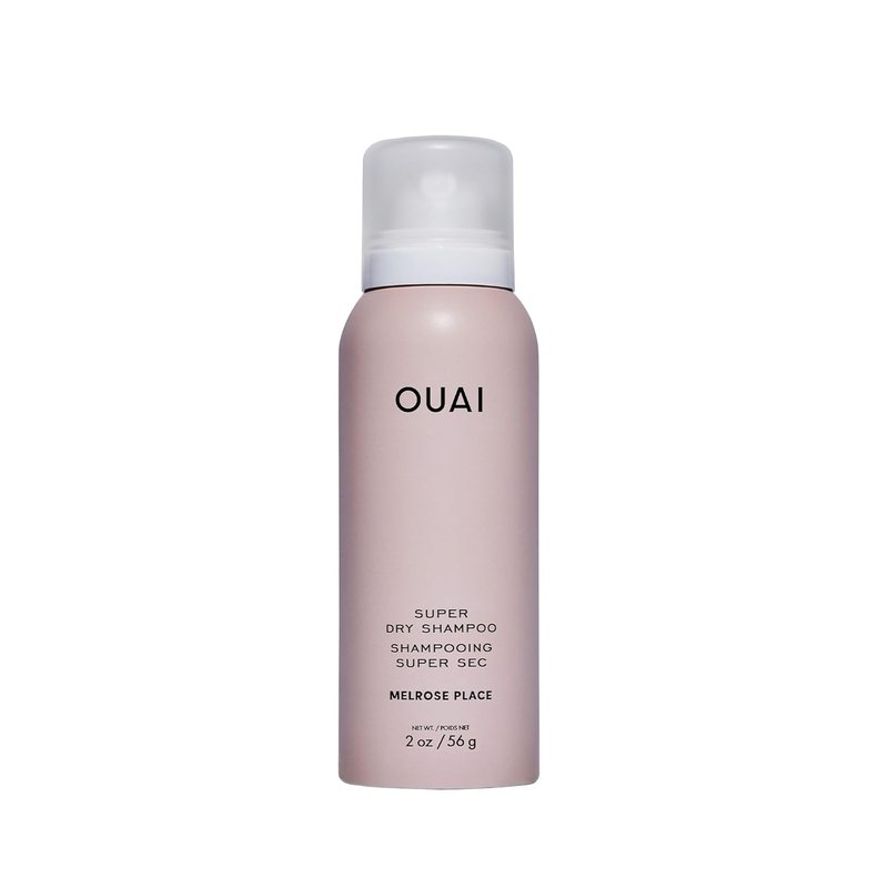OUAI Super Travel Size Dry Shampoo - Volumizing Formula Absorbs Oil & Sweat - Zero Residue, Long-Lasting Scent - Melrose Place (2 oz)