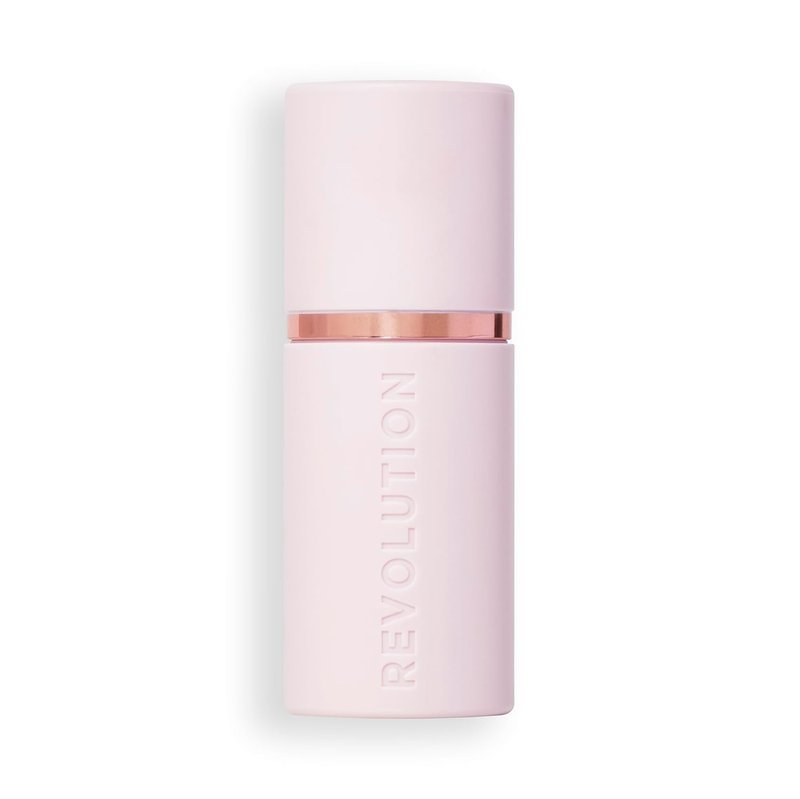 Revolution Beauty London | Skin Silk Marble Blush Stick - Buildable Cream-to-Powder Color for Cheeks, Eyes & Lips | Sunkissed Apricot, 0.15 oz