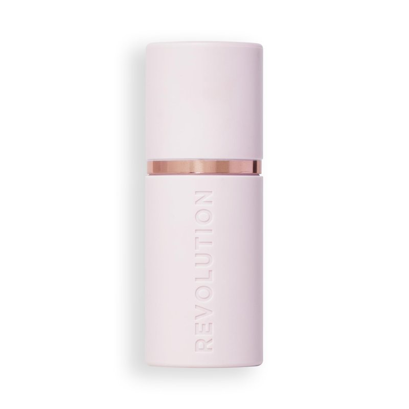 Revolution Beauty London, Skin Silk Marble Blush Stick, Buildable Color for Cheek, Eye, & Lip, Cream-to-Powder Formula, Vegan & Cruelty-Free, Pinched Light Pink, 0.15 oz