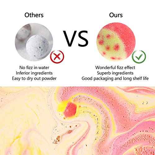 Bath Bombs Gift Set, 10 Organic Bubble Bombs, for Valentine¡¯s Day, Christmas