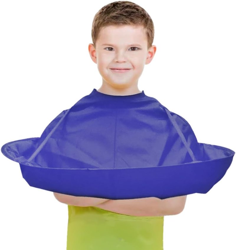Hair Cutting Capes for Men & Kids - Adjustable Anti-Static Barber Cloak | Home & Salon Use