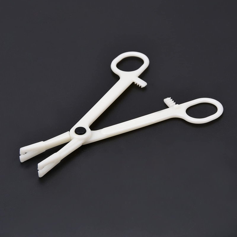 4PCS Disposable Piercing Clamps Set, Septum Clamps Piercing Forceps Piercing Clamps for Belly Navel Ear Piercing Septum Nipple Labret Eyebrow Tongue Nose Piercing