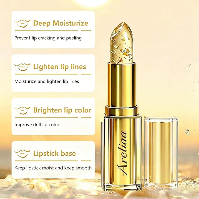 Areliaa Skin-Adaptive Lipstick - Color Changing PH Formula for Long-Lasting Moisture & Glow | 1Pc