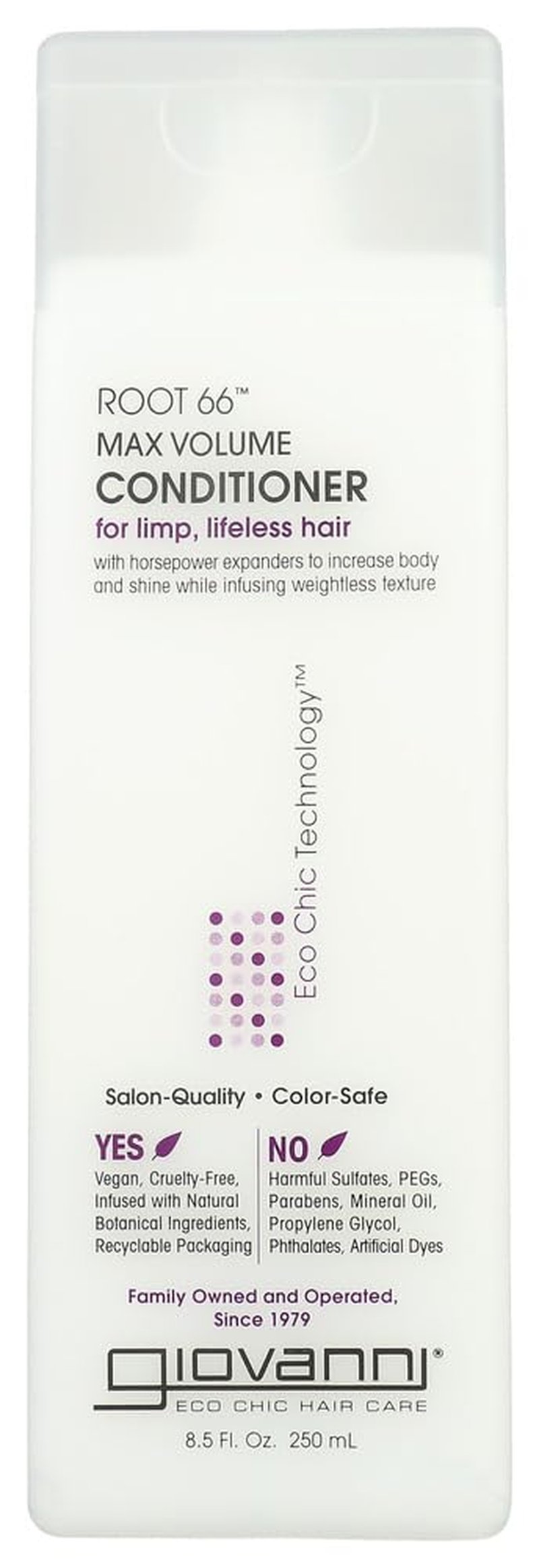 Root 66 Max Volume Conditioner - Giovanni 8.5 oz | Boosts Hair Volume & Shine