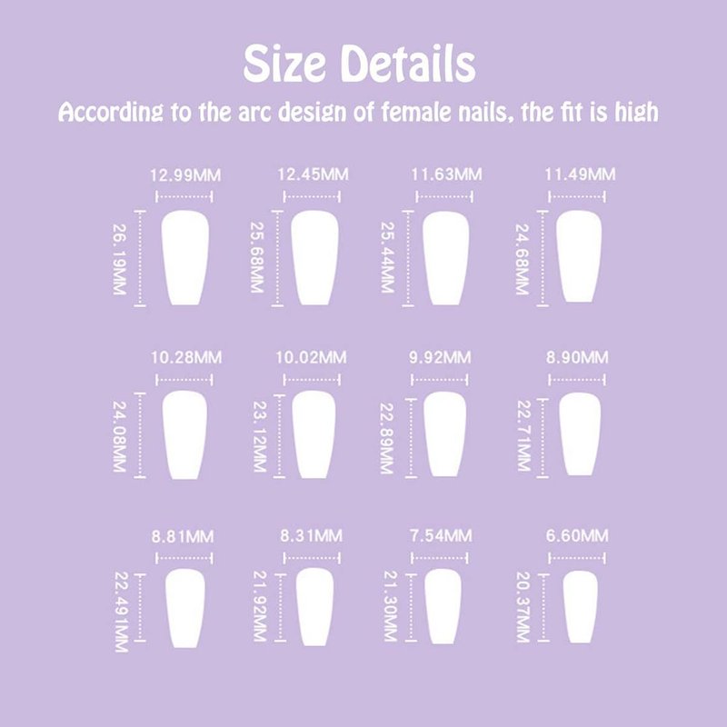 ANDGING Light Purple Press on Nails Square Short Medium Fake Nails with Bling Designs Fantasy Full Cover Fake Nails Classy Manicure Gel Acrylic False Nails for Women Wedding stick on nail