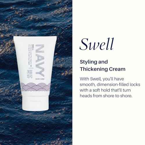 NAVY Hair Care Dry Texture Spray & Swell Thickening Cream | Add Volume and Thickness for Fuller Looking Hair | 7 oz + 4 oz