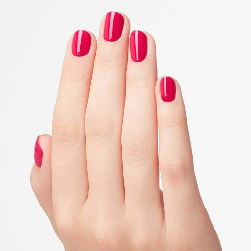OPI Nail Lacquer Koala Bear-y | Opaque Bright Pink Crème Chip Resistant Nail Polish | Vegan, Fast Drying, Streak Free