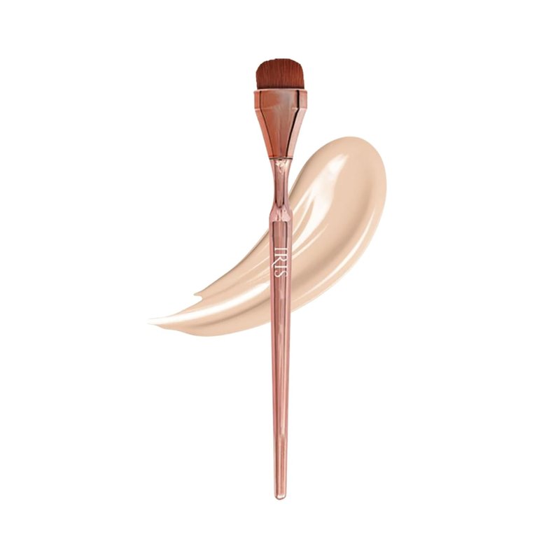 Iris Luminous HD Concealer Brush - Expert Makeup Tool for Precise Coverage | Cruelty-Free & Vegan | Rose Gold