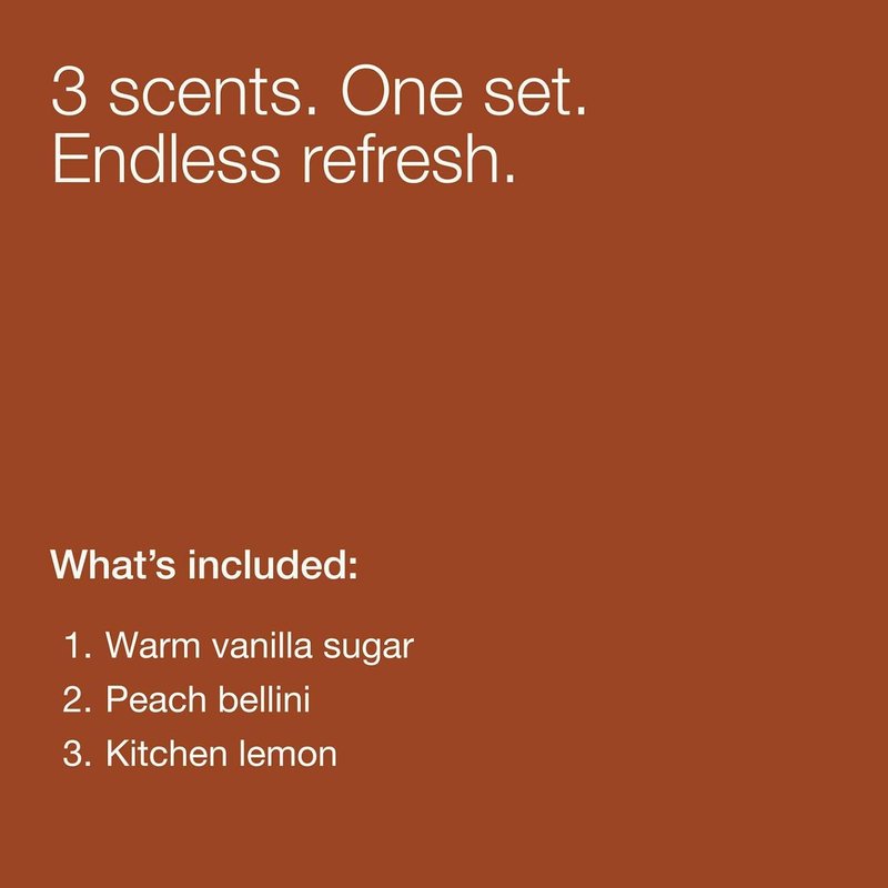 Bath & Body Works Foaming Hand Soap Bundle - Warm Vanilla Sugar, Peach Bellini & Kitchen Lemon - Gentle Cleansing Formula & Thoughtful Gift