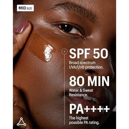 Allies of Skin Daily Face Sunscreen SPF 50, Travel Size | Zero White Cast Lightweight Formula | Dermatologist Tested Under Makeup Primer| Water-Resistant & PA++++ Broad Spectrum UVA/UVB (0.7 oz)