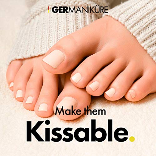 GERMANIKURE Black Glass Nail File & Pedicure Bar Set in Leather Sleeves - Ethically Made in Czech Republic - Professional Manicure & Pedicure Kit for Fingernail Care, Foot Callous & Dry Skin Removal