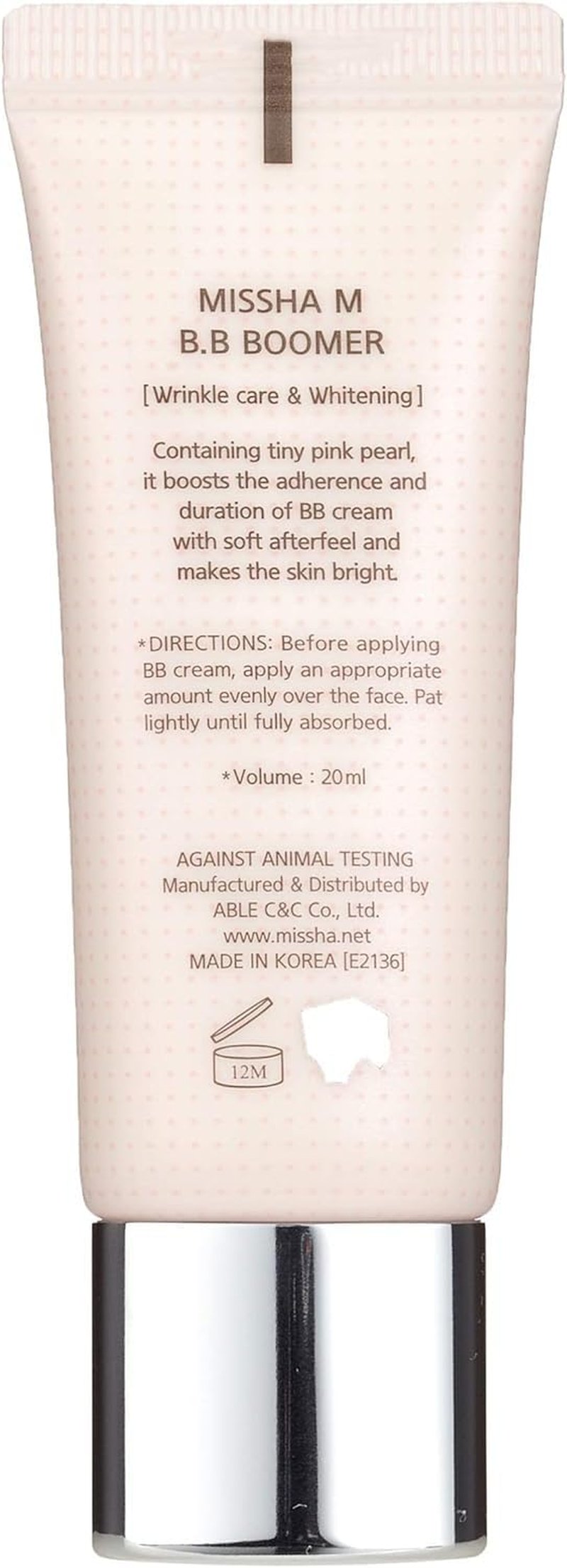 MISSHA B.B Boomer - Brightening Makeup Primer for Flawless Skin | Hydrating Formula