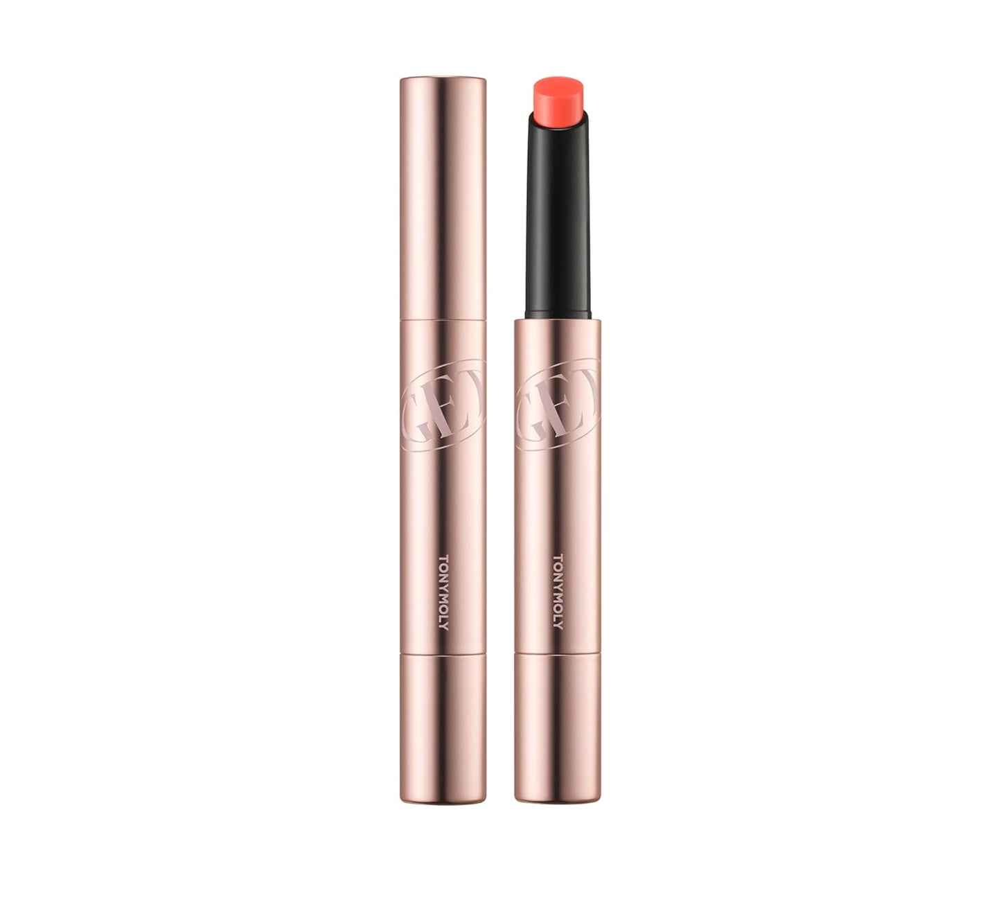 TONYMOLY Get It Tint Glaze Balm – Sparkling Coral Hydrating & Plumping Tinted Lip Balm – Glow Lip Gloss Stick with Glossy Finish, Moisturizing Lip Crayon for Smooth, Soft, and Radiant Lips