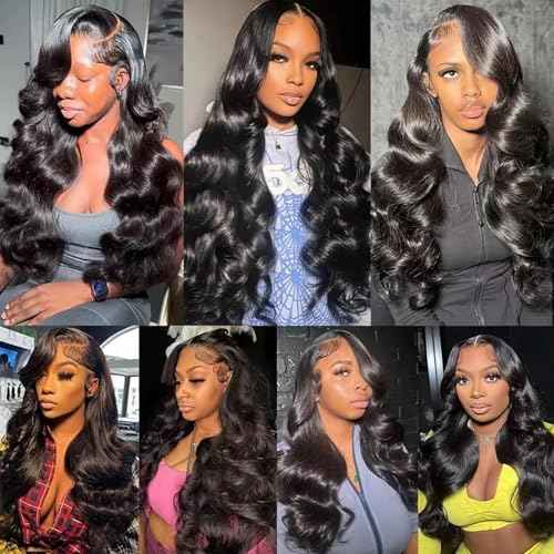 13x6 Body Wave Lace Front Wigs Human Hair Pre Plucked 180% Density HD Lace Frontal Wig Human Hair For Women Body Wave Wigs With Baby Hair 26inch