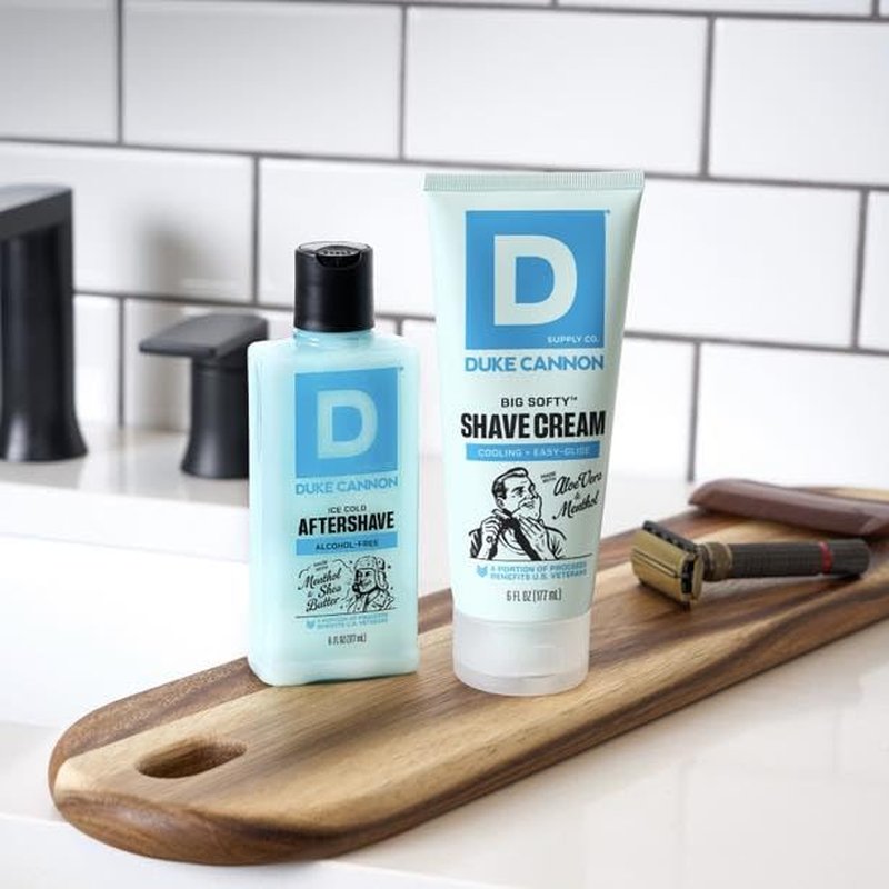 Duke Cannon Men's Shave Cream - Moisturizing 6 oz Shaving Cream for Smooth, Comfortable Shaves