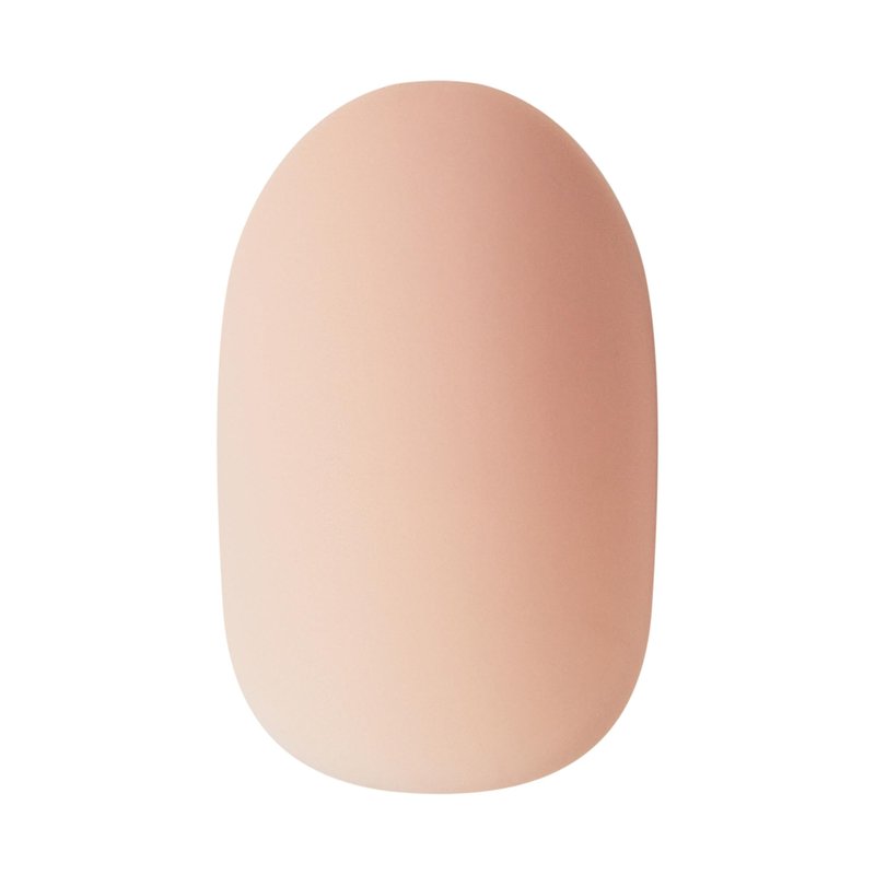 Kiss Impress No Glue Mani Press On Nails, Design, 'Evanesce', Beige, Short Size, Oval Shape, Includes 30 Nails, Prep Pad, Instructions Sheet, 1 Manicure Stick, 1 Mini File