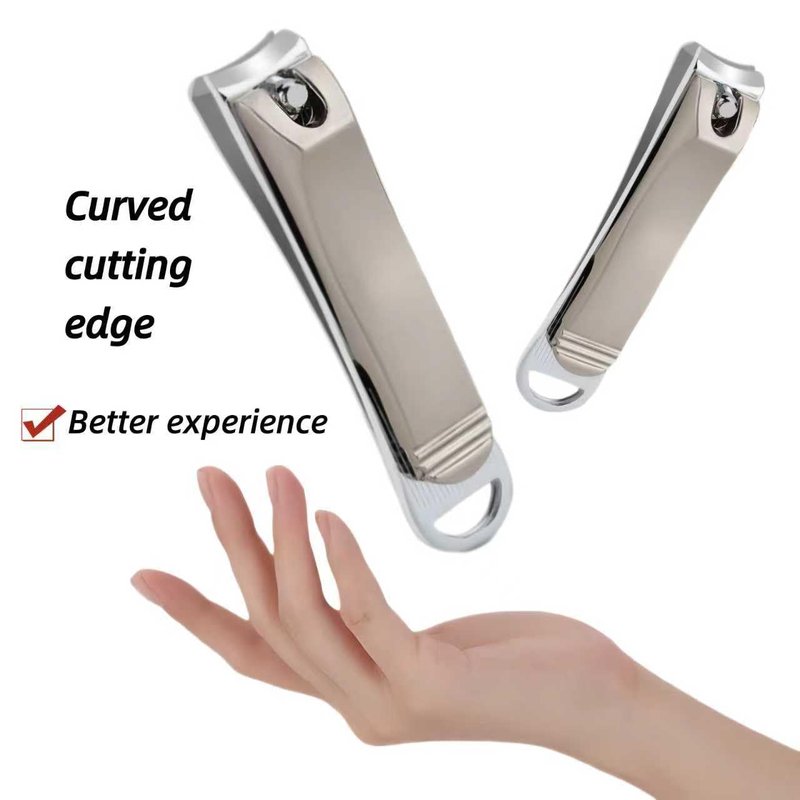BMAGFSC Nail Clipper Set, Durable Finger Nail Clipper and Toe Nail Clipper for Men and Women (Brown)