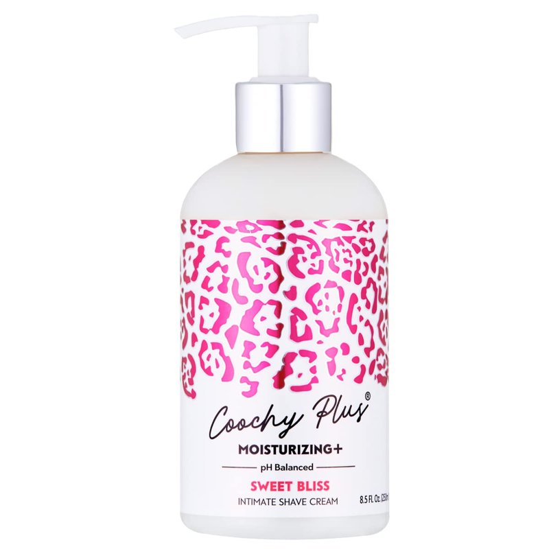 IntiMD Coochy Plus Intimate Shaving Cream - Sweet Bliss for Rash-Free Shaving, 8.5oz | Prevents Razor Burns & Bumps