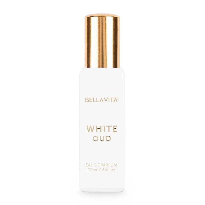 Bellavita Luxury White Oud Eau de Parfum - Travel Size 20 ml | Unisex Fragrance with Fruity and Tobacco Notes