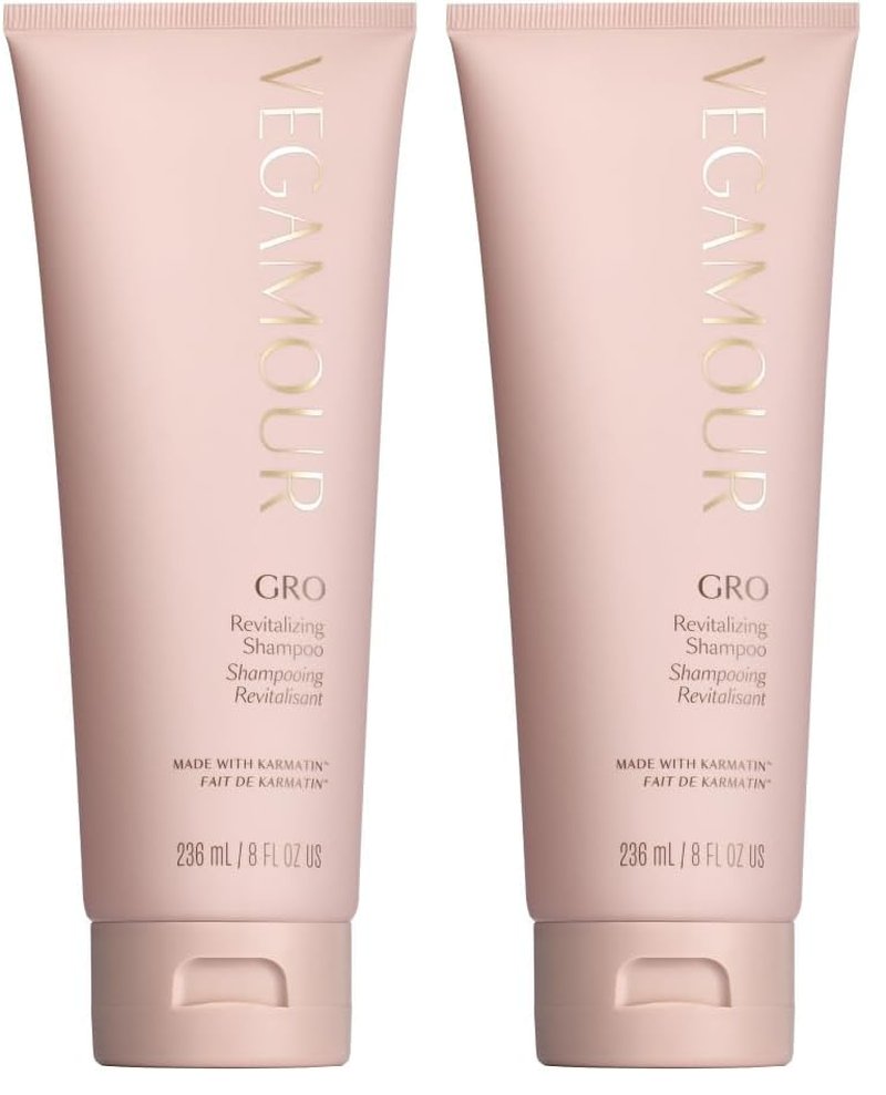 Revitalize Thinning Hair with VEGAMOUR GRO Shampoo - Sulfate-Free, Vegan Keratin, Natural Citrus Scent | 8 oz