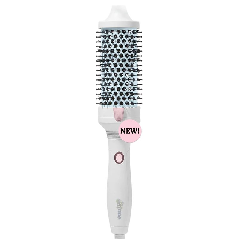 Mane Large Heated Round Brush - 1.77 Inch Thermal Brush for Voluminous Blowouts | Ionic Technology & Anti-Tangle Bristles
