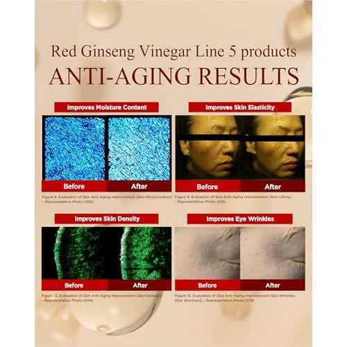 Bonyongo Red Ginseng Vinegar Essence? Revitalizing & Intensive Nourishing for All Skin Types - Hydrated and Glowing Skin with Fermented Red Ginseng - Korean Skincare, 1.5 fl.oz.