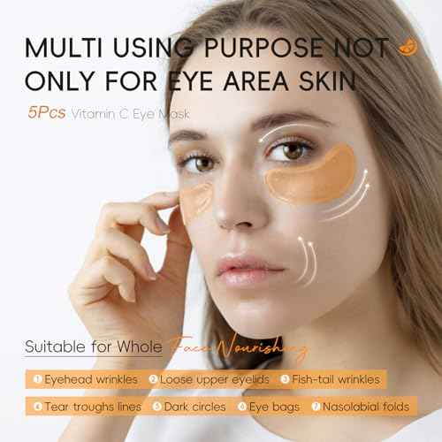 Sakura Face Mask Skin Care - Korean Face Mask Set Clean Pore, Hydrating, Facial Mask Sheet Masks Kit - Clay Mud Mask & Sleeping Mask, Hydrating Face Masks Day & Night Care (15Pack, Vitamin C 01)