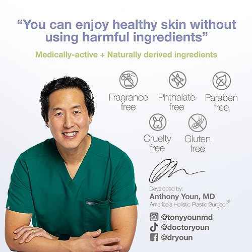 YOUN Beauty Retinol Eye Cream by Plastic Surgeon Dr. Anthony Youn | Paraben-Free Night Eye Cream with Liposomal Retinol & Hyaluronic Acid | Under Eye Cream for Hydration and Skin Firming, 1 Fl Oz
