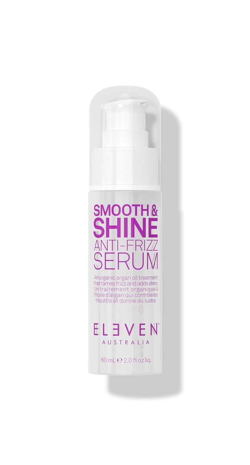 ELEVEN AUSTRALIA Smooth & Shine Anti-Frizz Serum | Tame Frizzy Hair, Add Shine - Lightweight Formula, 2 fl oz