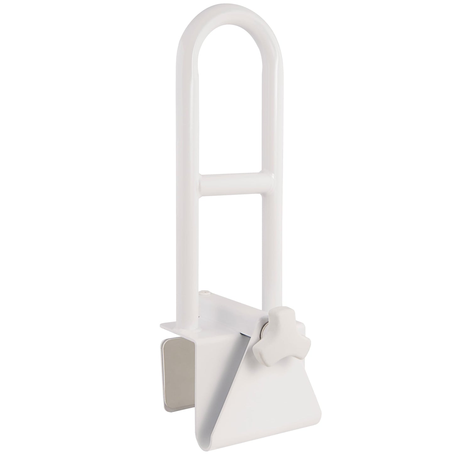 Vaunn Medical Secure Bathtub Safety Rail, ADA Compliant Shower Grab Bar Handle for Elderly and Disabled, Secure Locking Tub Clamp, 300 lbs