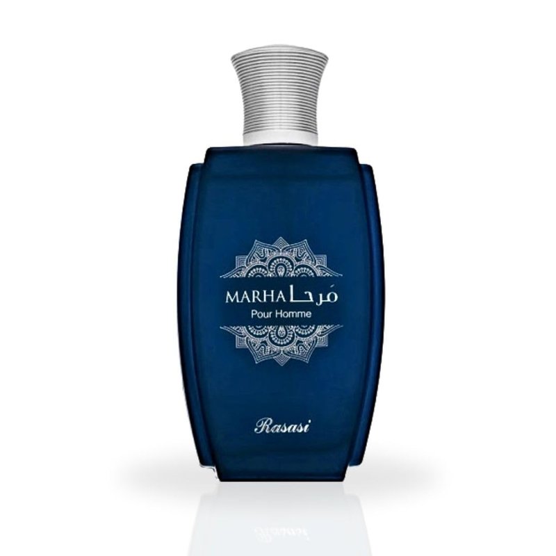 RASASI Marha Eau De Parfum Spray 100ML (3.38 OZ) Long Lasting Arabian Perfume for Men with Aromatic, Warm And Floral Notes - Captivating And Luxurious Masculine Fragrance for Day-to-Night Wear