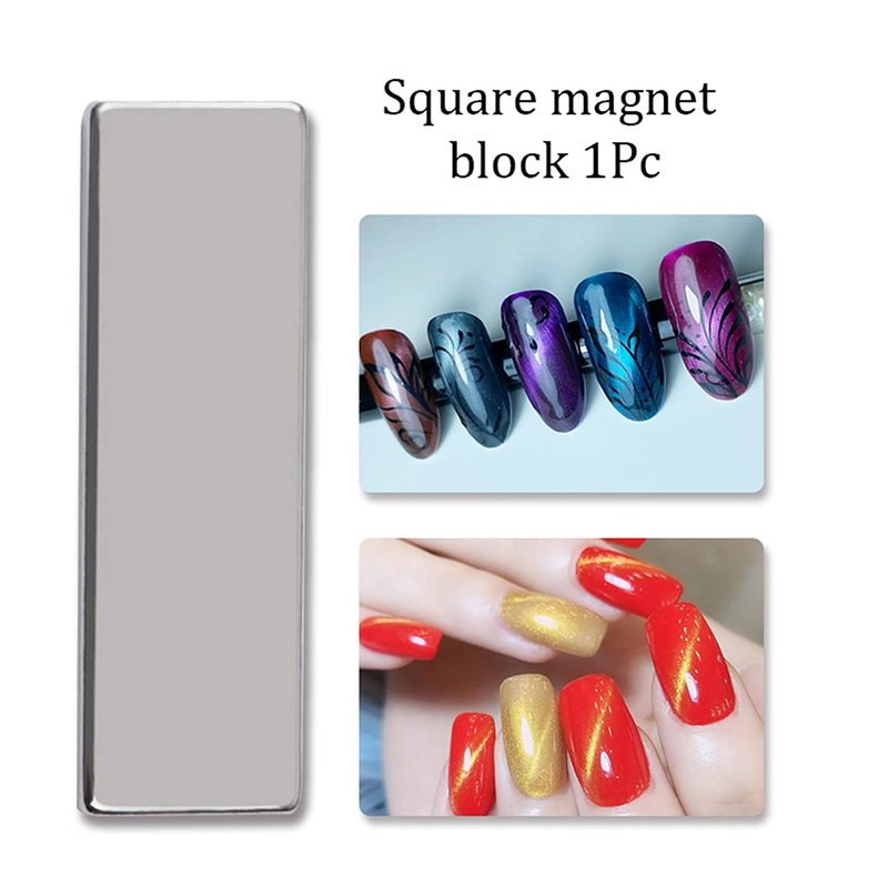 Cat Eye Nail Magnet Tools - 8-Piece Double-Head Set for 3D Nail Art | Multi-Function Design