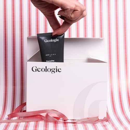 Geologie Skincare Hero Set | 5-Piece Kit Includes 2 Face Washes, SPF15 Moisturizer, Retinol Cream & Vitamin C Serum | Daily Routine for Clear, Healthy Skin for Men and Women | Lasts 3 Months