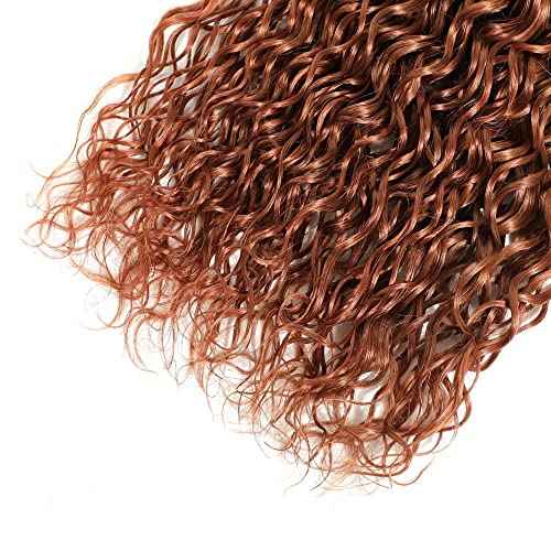 Brown Bundles Color 30 Brown Water Bundles Human Hair Brown Water Wave Bundles Brown Wet and Wavy Brazilian Hair Weave Bundles Unprocessed Brazilian Virgin Hair For Black Women 10 10 10 inch