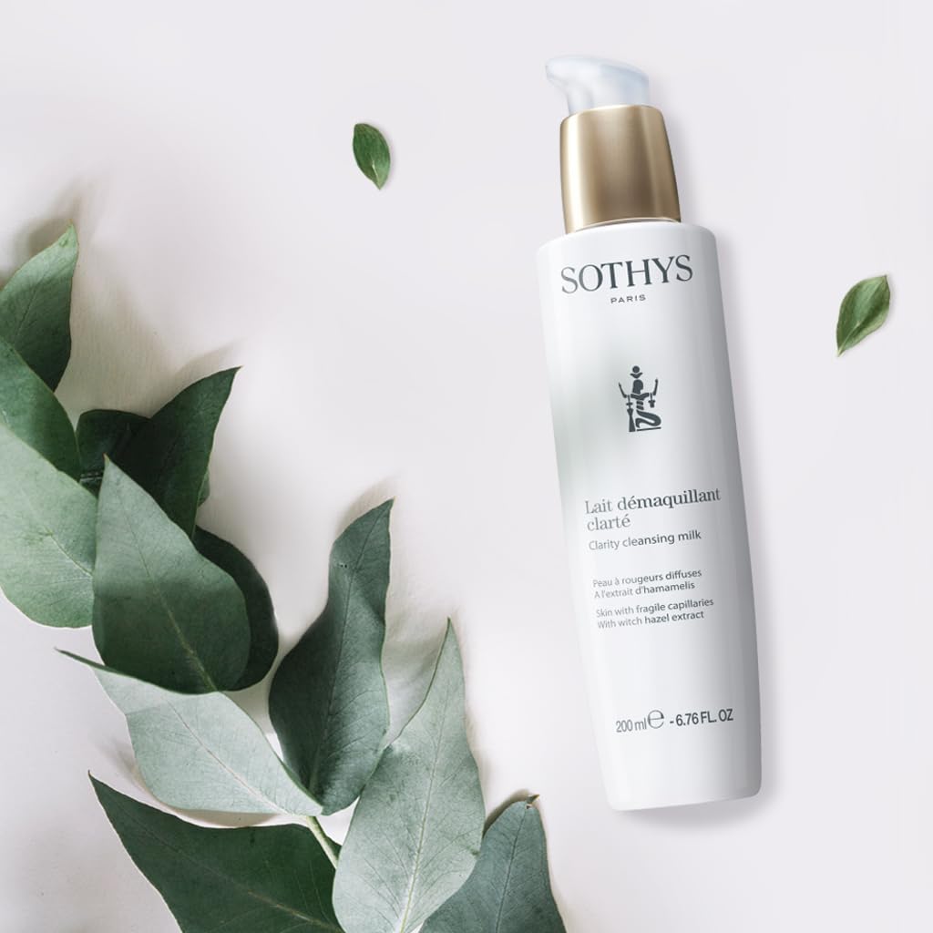 SOTHYS Clarity Cleansing Milk - Gentle Face Cleanser for Sensitive Skin | Natural Oil-Free Makeup Remover
