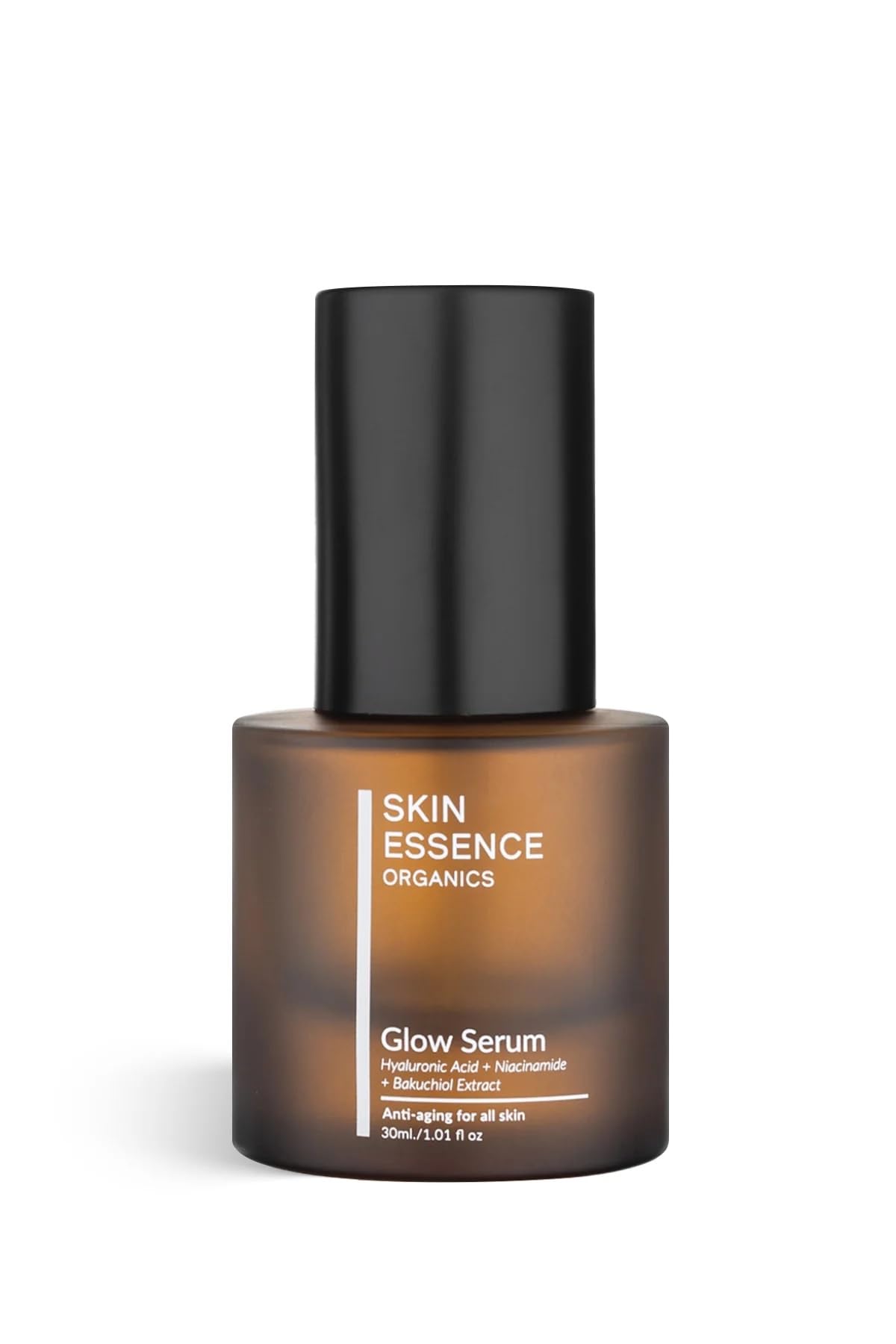 Skin Essence Organics Glow Serum, Anti-aging Hyaluronic Acid and Niacinamide, 30ml