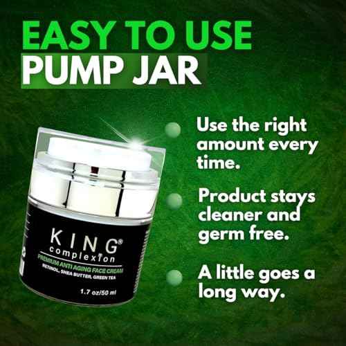 Black Mens Organic Anti Aging Face Cream - Premium - Lightweight - Non Greasy - Easy Pump Jar - Won't Irritate - All Skin Types - Black Owned - Mens Face Moisturizer (1.7 oz)