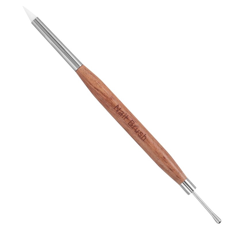 SAFIGLE Double Head Nail Art Pen with Silicone Tips for Nail Gel Polish Dotting Sculpting and Painting Multi-Function Design Tool for Salon and Home Use