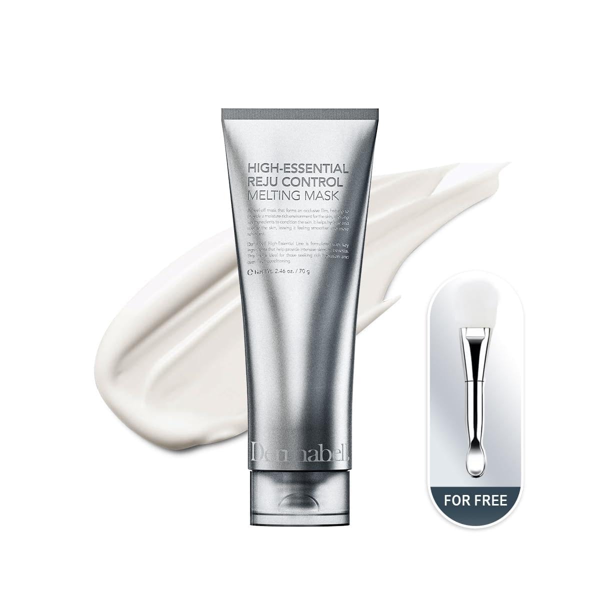Dermabell Wrapping Mask Collagen Overnight Peel - Off Facial Mask, No Synthetic Resins,Hydrolyzed Collagen for Dry Dull Skin, with Probiotic Ferment 2.53 fl.oz