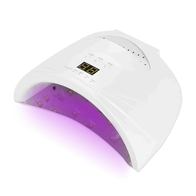Skiennix 48W Cordless Rechargeable Nail Lamp - LED UV Light Dryer with Smart Handle & Timer Settings
