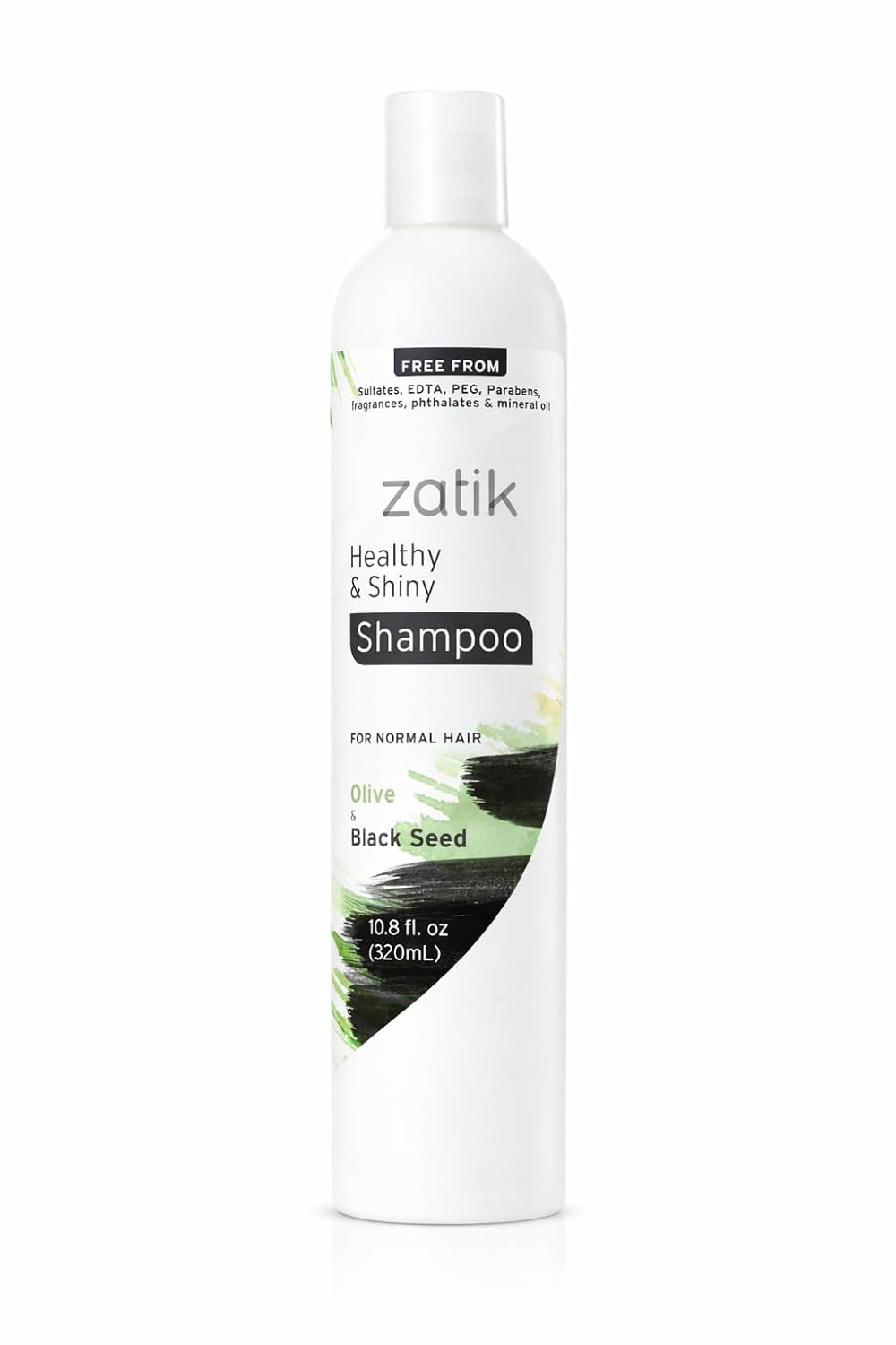 Zatik Naturals - Voluminizing Shampoo & Conditioner Set | Healthy, Shiny Hair - 10.80 fl oz Each
