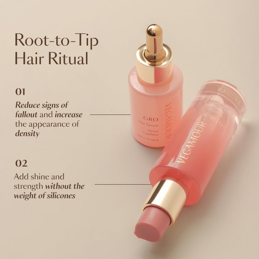 Vegamour Hydr-8 Weightless Repair Oil - Strengthens & Smooths Hair with Marula Oil & Vitamin C | All Hair Types | Vegan & Cruelty-Free