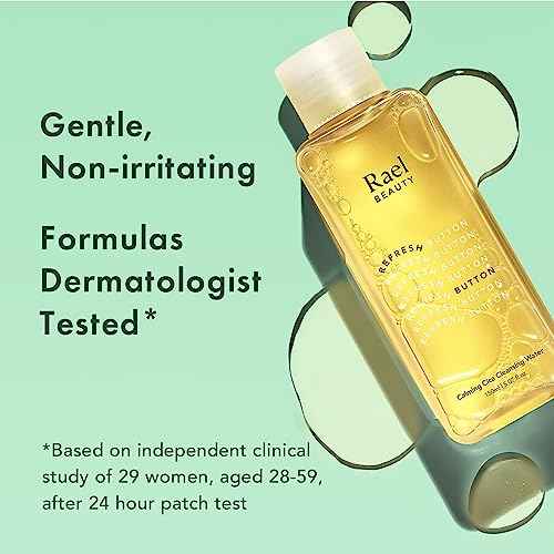 Rael Skin Care, Cleansing Water for Face - Gentle Makeup Remover, Daily Cleanser, Korean Skincare, All Skin Types, Hyaluronic Acid, Cruelty Free (5.07oz)
